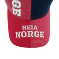 Caps med norsk flagg i rødt, hvitt og blått